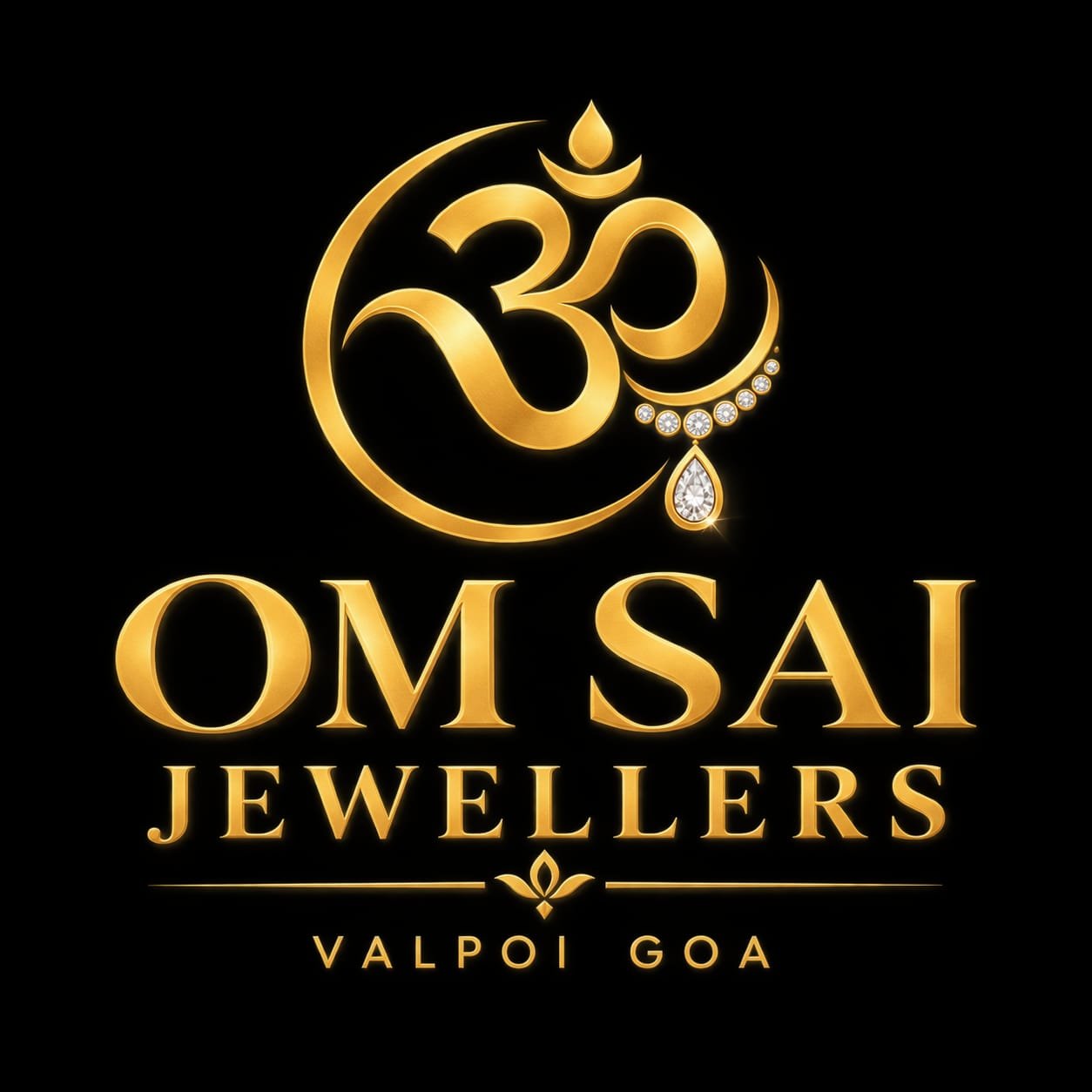 Om Sai Jewellers logo Valpoi Goa